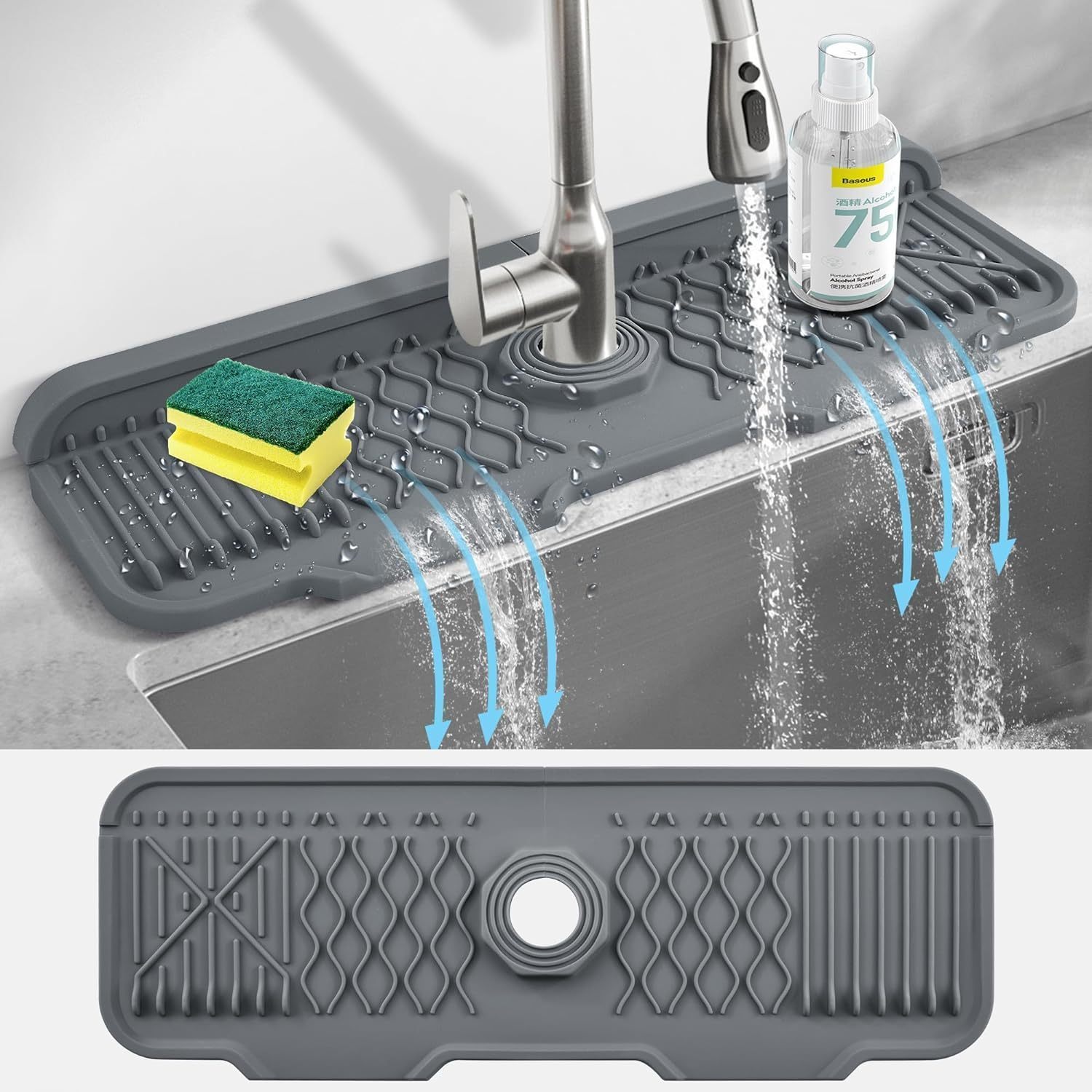 Silicone Tap Washer - Tappetino paraspruzzi per rubinetto in silicone