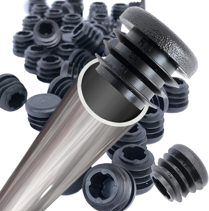 8 tappi terminali neri rotondi - Plastic Pipe Clip recensione e prezzo