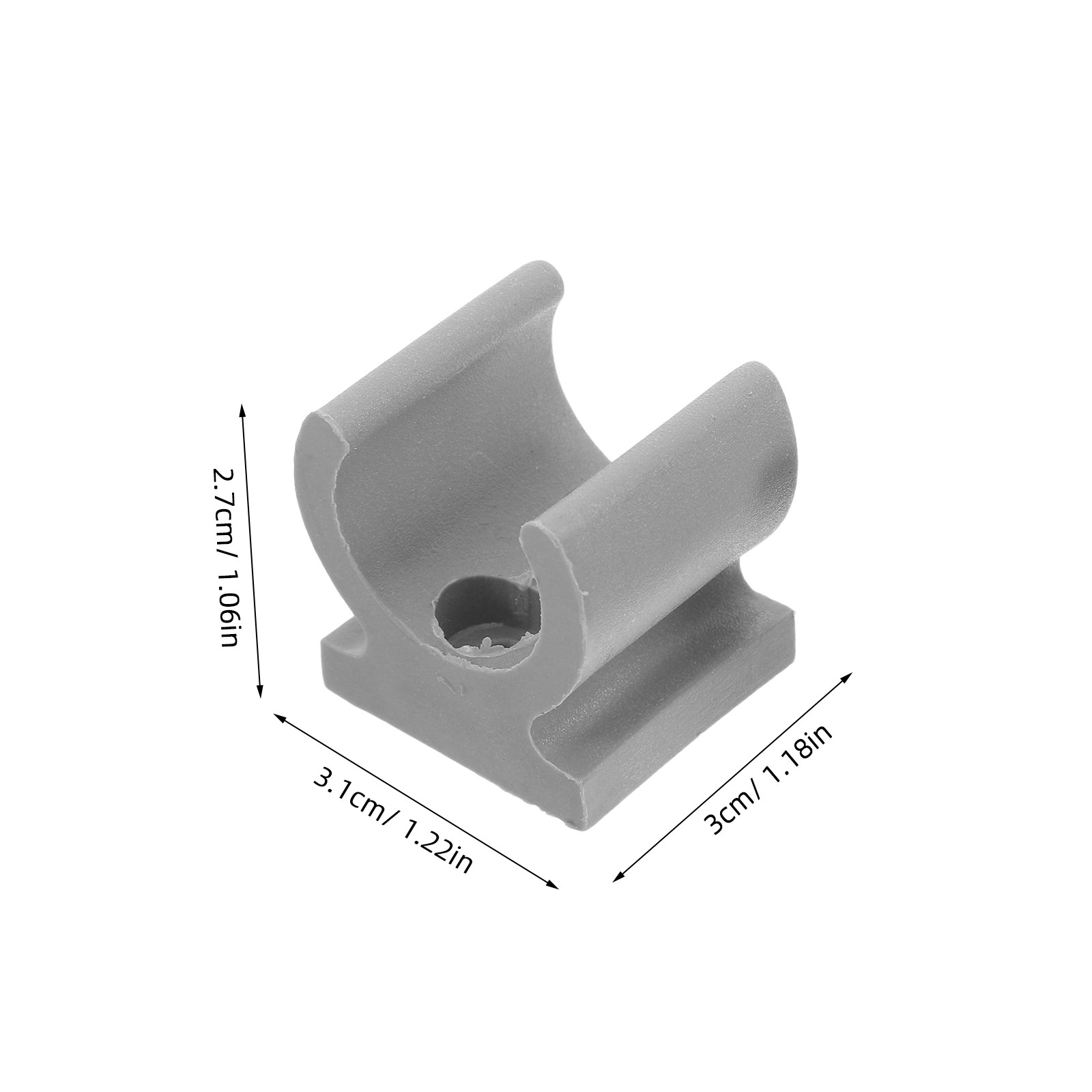 24 Pezzi di Morsetti a U in Pl - Plastic Pipe Clip recensione e prezzo